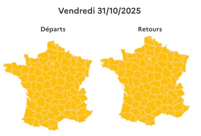 Trafic et bouchons : les pr&eacute;visions de Bison Fut&eacute; pour le dernier week-end de la Toussaint