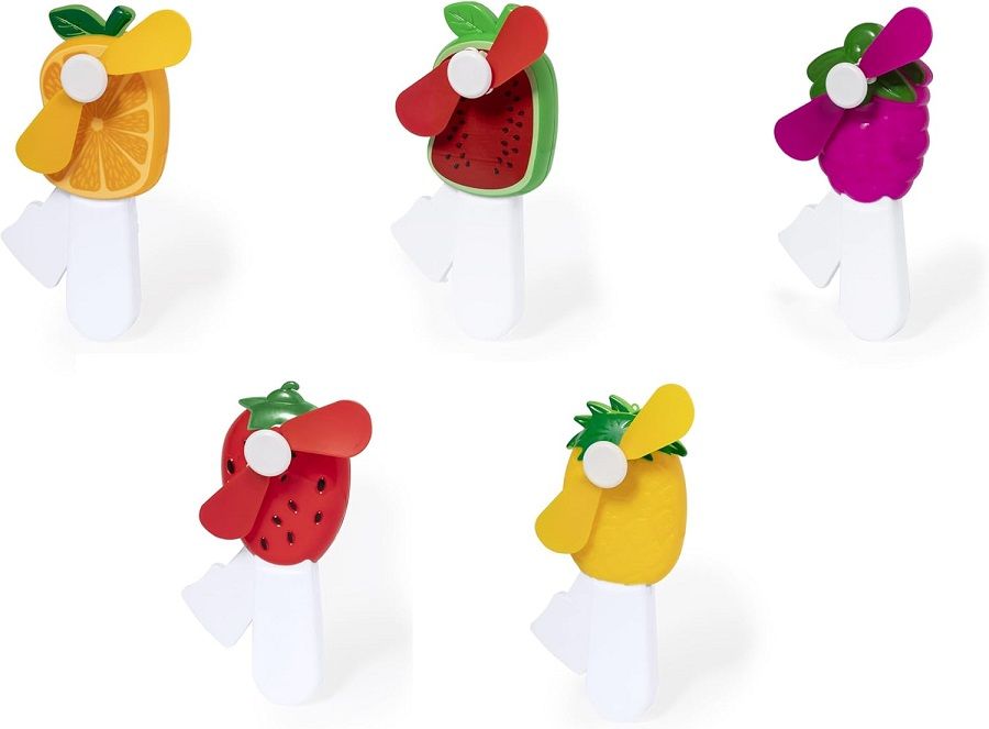 Le lot de 2 ventilateurs fruits (8,99 &euro;)