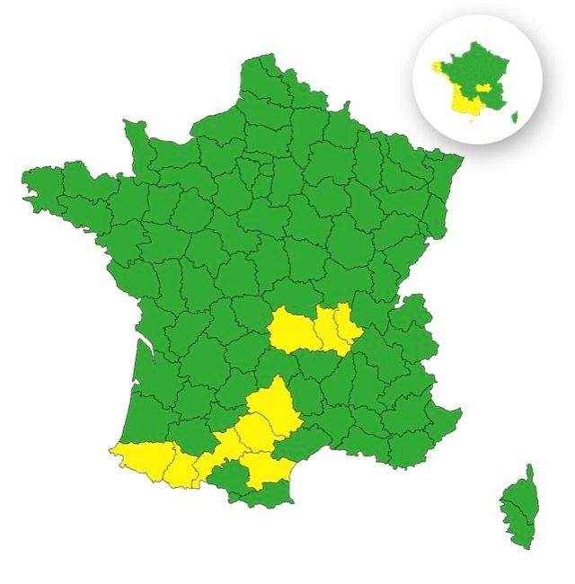 Vents violents : voici les 9 d&eacute;partements plac&eacute;s en vigilance jaune ce jeudi 6 novembre 2025