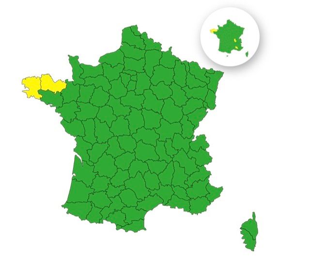 Vents violents : voici les 2 départements placés en vigilance jaune ce vendredi 31 octobre 2025