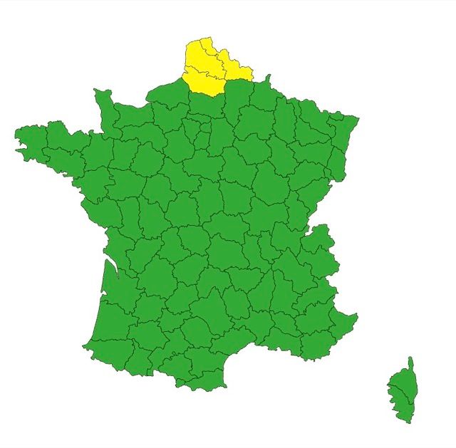 Vents violents : 3 d&eacute;partements en vigilance jaune ce mardi 15 septembre 2025