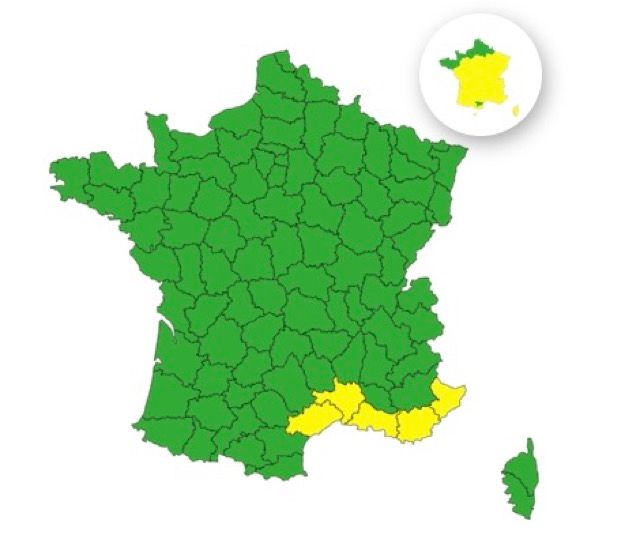 Canicule : 5 d&eacute;partements plac&eacute;s en vigilance jaune ce mercredi 20 ao&ucirc;t