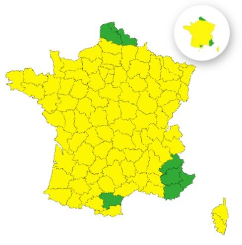 Orages : 89 départements en vigilance jaune ce vendredi