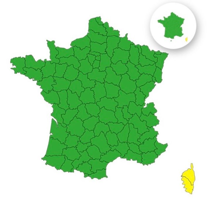 Orages : 2 départements placés en vigilance jaune ce samedi 30 août 2025