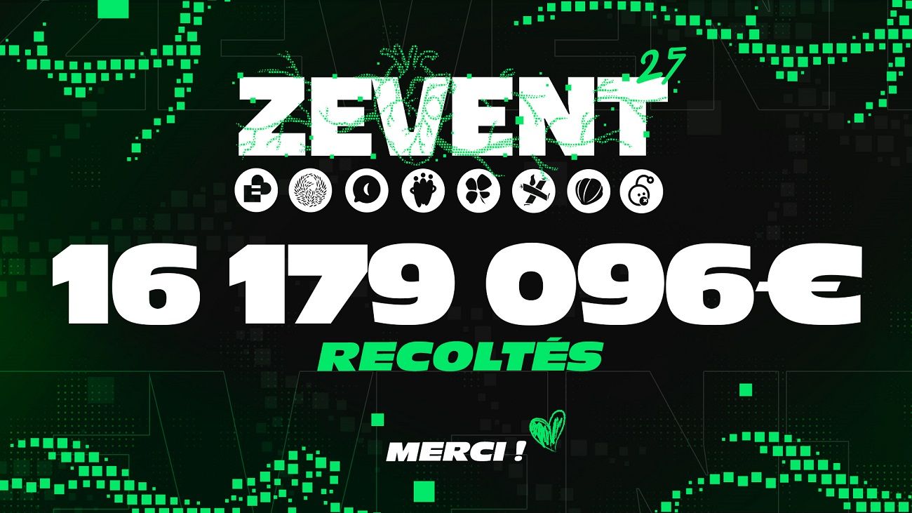 ZEvent 2025 : un record historique avec plus de 16 millions d’euros récoltés